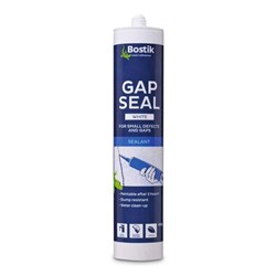 BOSTIK GAP SEAL GP ACRYLIC FLEXIBLE FILLER WHITE 450gm